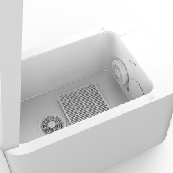 Purificator de alimente si apa Elixir, 72W, 9 L, Afisaj digital, 3 trepte, Control prin ecran tactil, 6 procese inteligente, Alb