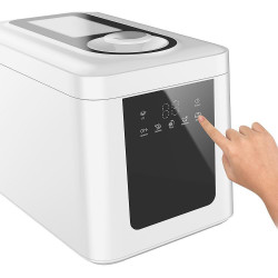 Purificator de alimente si apa Elixir, 72W, 9 L, Afisaj digital, 3 trepte, Control prin ecran tactil, 6 procese inteligente, Alb