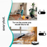 Everybot TS300 Floor Cleaning Robot, 27W, 300 ml, Wet/Dry, Run Time up to 200 min, 6 Modes, Anti-Fall/Anti-Collision Sensor, White