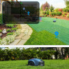 HOOKII Neomow S Robot Lawn Mower, For up to 1,000 m², 60 dB, Wi-Fi, 4G, Bluetooth, Run Time up to 120 Minutes, Blue
