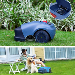 Косачка-робот HOOKII Neomow S, За до 1000 м2, 60 dB, Wi-Fi, 4G, Bluetooth, Автономия до 120 минути, Син