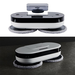 Everybot EDGE 2 RS350 Floor Cleaning Robot, 27W, 210 ml, Wet/Dry, Run Time Up to 200 Minutes, 7 Modes, Anti-Fall/Anti-Collision Sensor, White