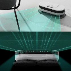 Everybot EDGE 2 RS350 Floor Cleaning Robot, 27W, 210 ml, Wet/Dry, Run Time Up to 200 Minutes, 7 Modes, Anti-Fall/Anti-Collision Sensor, White