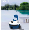 Wybot SPA 10 Cordless Pool Cleaning Robot, 2600 mAh, 28 W, For up to 10 m², 4 wheels, 30-minute runtime, Blue