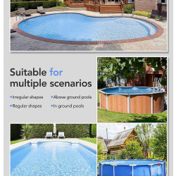 Robot pentru curatarea piscinelor fara fir Wybot OSPREY 200 MAX, 5200 mAh, Pana la 80 m², Motor dublu, Autonomie 100 min, Self-beaching, Auto-reverse,, IPX8, Gri