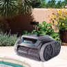 Wybot S1 Cordless Pool Cleaning Robot, 80W, Li-Ion 6400 mAh, For up to 120 m², 6 modes, SMART, Up to 200 minutes of runtime, Self-parking, Auto-reverse, IPX8, Black