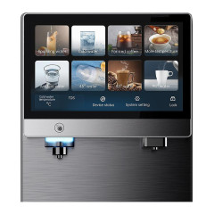 Dozator purificare apa, racire, incalzire si carbogazare ELIXIR Go, 2250W, Incalzire 18 l/h, Racire 3 l/h, Carbogazare, Filtrare in mai multe etape, Wi-Fi, Negru