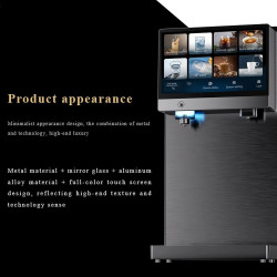 Dozator purificare apa, racire, incalzire si carbogazare ELIXIR Go, 2250W, Incalzire 18 l/h, Racire 3 l/h, Carbogazare, Filtrare in mai multe etape, Wi-Fi, Negru