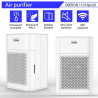 Oberon 110 HYBRID 2-in-1 Air Purifier and Humidifier, 21W, For up to 15 m², 110 m³/h, Wi-Fi, 3 speeds, Carbon filter, Night mode, Timer, White