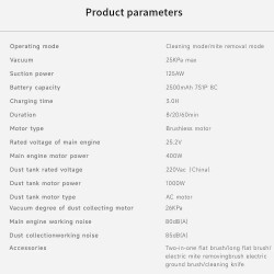 Безкабелна прахосмукачка с автоматично самопочистване Xiaomi Lydsto H4