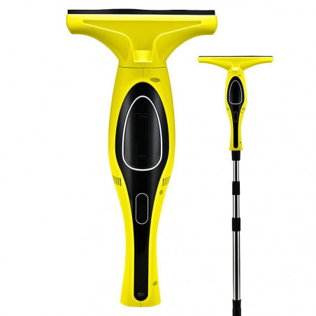 Aspirator de geamuri Attractive Luna 100 Pro, Baterie Li-ion 2AH, 50 ml, Autonomie pana la 30 min, Galben/Negru