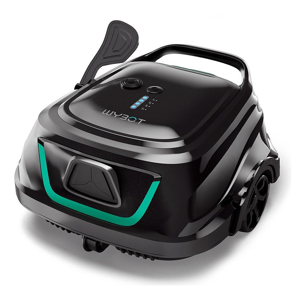 Безкабелен робот за почистване на басейни Wybot Typhor 2 (Osprey 300 Pro), 50W, Li-Ion 6600 mAh, За до 120 м2, Автономия 120 минути, Self-parking, Auto-reverse, Бял