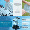 Robot curatare piscine Xiaomi Lydsto P1, 150W, SMART, Pana la 180 m², 3 L, 3 perii, Timer, Alb