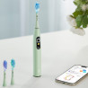 Elektromos fogkefe Oclean X Ultra 20, AI hangasszisztens, 84000 rpm, Wi-Fi, Bluetooth, érintőképernyő, akár 40 napos üzemidő, zöld, akár 40 napos autonómia.