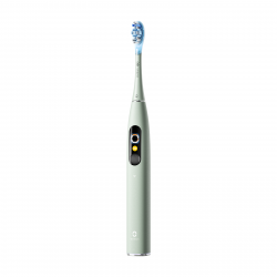 Oclean X Ultra 20 S Electric Toothbrush, 84,000 rpm, AI, Smart Sensors, Bluetooth, Wi-Fi, Orthodontic-Friendly, LED, 3 Brush Heads, Green