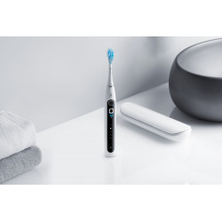 Oclean X Pro 20 Electric Toothbrush Set, AI, Maglev 4.0, 84,000 rpm, Wi-Fi, FlexFit, IPX7, Missed Area Alert, 40-Day Battery Life, Case, White