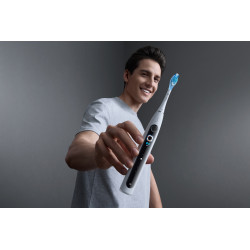 Електрическа четка за зъби Oclean X Pro 20 Set, AI, Maglev 4.0, 84000 об/мин, Wi-Fi, FlexFit, IPX7, Сигнал при пропусната зона, 40 дни автономност, Калъф, Бял