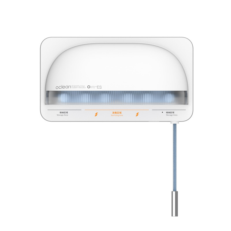 Sterilizator periute de dinti Oclean S1, 0.7W, Mod automat, 1000 mAh, 99.9% eficienta, Autonomie 20 zile, USB-C, Alb