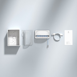 Sterilizator periute de dinti Oclean S1, 0.7W, Mod automat, 1000 mAh, 99.9% eficienta, Autonomie 20 zile, USB-C, Alb