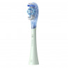 Set of 2 replacement brush heads for the Oclean Ultra Clean electric toothbrush, Firm, Deep Clean, DuPont, FlexFit, Green