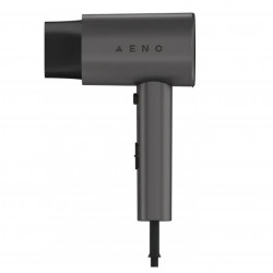 Сешоар AENO AHD0002, 2000W, 3 степени, Cool shot, Сгъваема дръжка, Концентратор, Йонизация, 67 dB, Сив