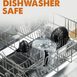 Storcator de citrice electric Royalty Line RL-CJ9404, 40W, 1 L, Push start, 2 conuri, Otel inoxidabil, Inox