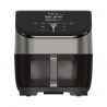 Фритюрник с горещ въздух Instant Vortex Plus ClearCook & OdourErase 140310401, 1700W, 5.7 л, 6 програми, 35-205C, EvenCrisp, Двоен филтър, Черен