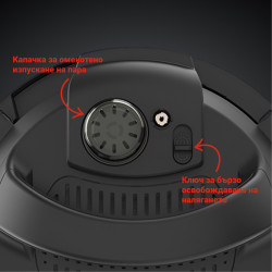 Instant Pot Pro Crisp + Air Fryer 140002701, 1500 W, 7,6 L, 11 program, Air Fryer kosár, LCD kijelző, Fekete színű