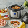 Instant Pot Duo Crisp + Φριτέζα αέρος 140004401, 1500 W, 5,7 L, 11 προγράμματα, καλάθι φριτέζας αέρος, EvenCrisp, Inox