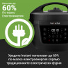 Instant Pot XL 140001901, 1200W, 7,1 l, 7 program, késleltetett indítás, LCD kijelző, Fekete színű