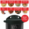 Multicooker Instant Pot Duo Plus Whisper Quiet 112307901, 1000 W, 5.7 L, 9 programe, Start intarziat, Afisaj LCD, Negru