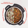 Multicooker Instant Pot Duo Plus Whisper Quiet 112307901, 1000 W, 5.7 L, 9 programe, Start intarziat, Afisaj LCD, Negru