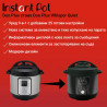 Instant Pot Duo Plus Whisper Quiet 112307901, 1000 W, 5,7 L, 9 προγράμματα, έναρξη με καθυστέρηση, οθόνη LCD, Μαύρο