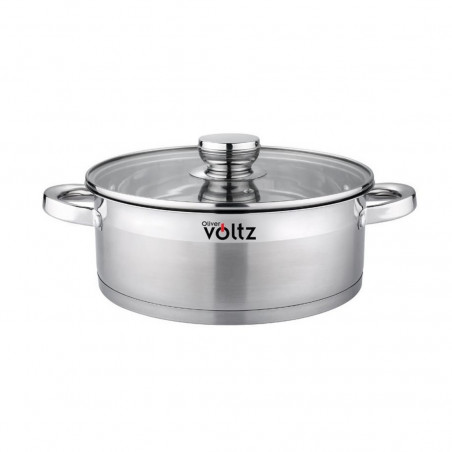 Serpenyő Oliver Voltz OV51210Q28, 6 l, 28 x 10 cm, Csempe, Indukciós, Vastag alj, Inox