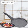 Тиган за палачинки Royalty Line RL-CP24M, 24 см, Покритие Greblon, Индукция, Графит