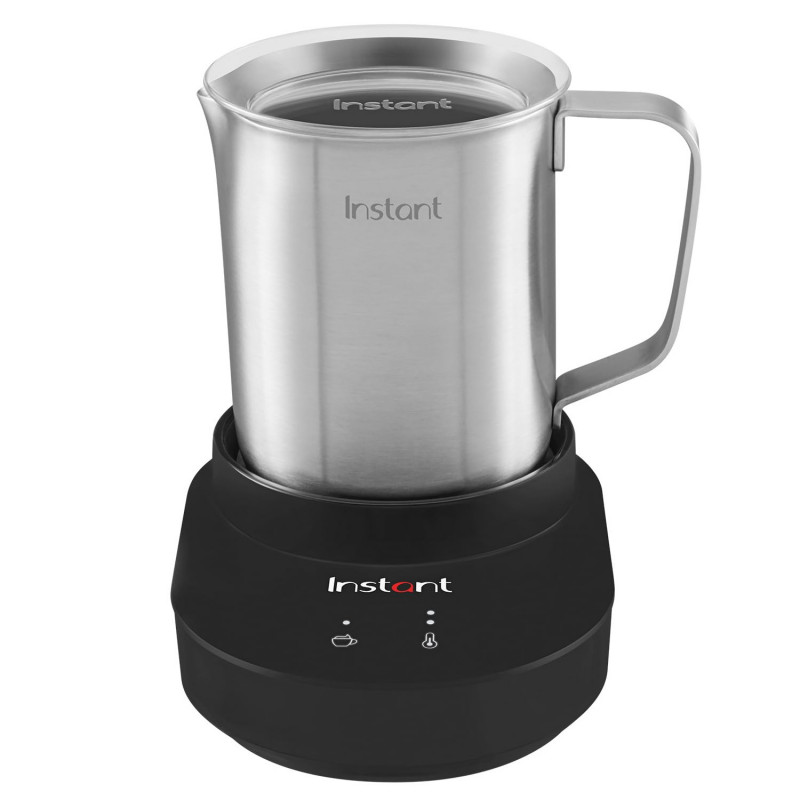 Instant Pot Frother Station 140345701EU, 600W, 500 ml, ecran tactil, fără BPA/PFOA/PTFE, 3 setări de temperatură, 3 niveluri de spumare, Inox / negru