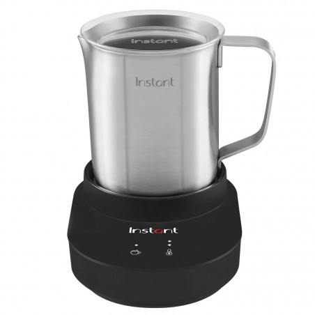 Уред за разпенване на мляко Instant Pot Frother Station 140345701EU, 600W, 500 мл, Тъчскрийн, Без BPA/PFOA/PTFE, 3 темп настройки, 3 нива на разпенване, Инокс/черен