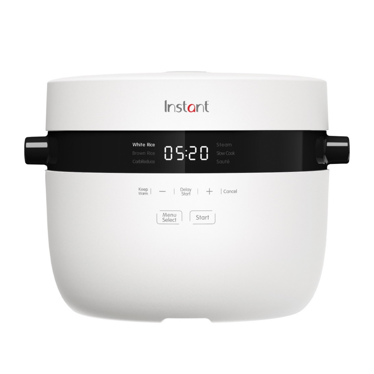 Уред за приготвяне на ориз Instant Pot Rice Cooker 12 140-5021-01-EU, 600W, 2.8 л, 6 програми, CarbReduce, Без BPA/PFOA/PTFE, Бял