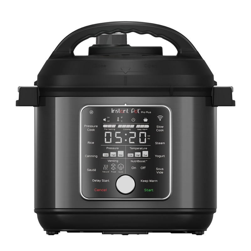 Instant Pot Pro Plus 112020101 Multicooker, 1200W, 5.7 L, 10 Programs, Wi-Fi Control, Stainless Steel, Black