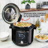 Multicooker Instant Pot Pro Plus 112020101, 1200W, 5.7 l, 10 programe, Wi-Fi, Otel inoxidabil, Negru