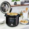 Multicooker Instant Pot Pro Plus 112020101, 1200W, 5.7 l, 10 programe, Wi-Fi, Otel inoxidabil, Negru