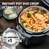 Multicooker si friteuza Instant Pot Duo Crisp Ultimate Lid 140005901, 1500W, 6.2L, 11 programe, coș Ultimate Lid, EvenCrisp, negru