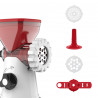 Izibizi PS-308M Meat Grinder Attachment, Compatible Only with Izibizi PS-336A, 4 Parts, No Base, BPA-Free, Red