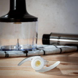 Set blender, tocator si mixer 3 in 1 Oliver Voltz OV51112JSC, 1500W, Metal, 2 viteze, Turbo, Negru/Inox