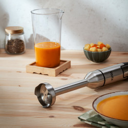 Set blender, tocator si mixer 3 in 1 Oliver Voltz OV51112JSC, 1500W, Metal, 2 viteze, Turbo, Negru/Inox