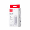 Οδοντιατρικό ντους Oclean W10 Lite , 3 λειτουργίες, 2 ακροφύσια, 1200 παλμοί ανά λεπτό, έως 140 PSI, USB-C, Λευκό