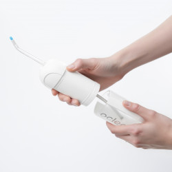 Oclean W10 Lite Dental Water Flosser, 3 modes, 2 tips, 1,200 pulses per minute, up to 140 PSI, USB-C, White
