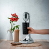 Mixer frappe Oliver Voltz OV51163D, 100W, 2 viteze, Metal, Crom/Negru