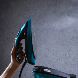 Ατμογεννήτρια Oliver Voltz OV51052A, 3200W, 1,5 l, 3 ρυθμίσεις ατμού, κεραμική πλάκα, οθόνη LED, τυρκουάζ