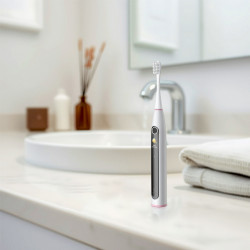 Oclean X Lite Electric Toothbrush, 72,000 rpm, 5 modes, Smart, Touchscreen, Up to 40 days of battery life, Clean zone indicator, Light gray